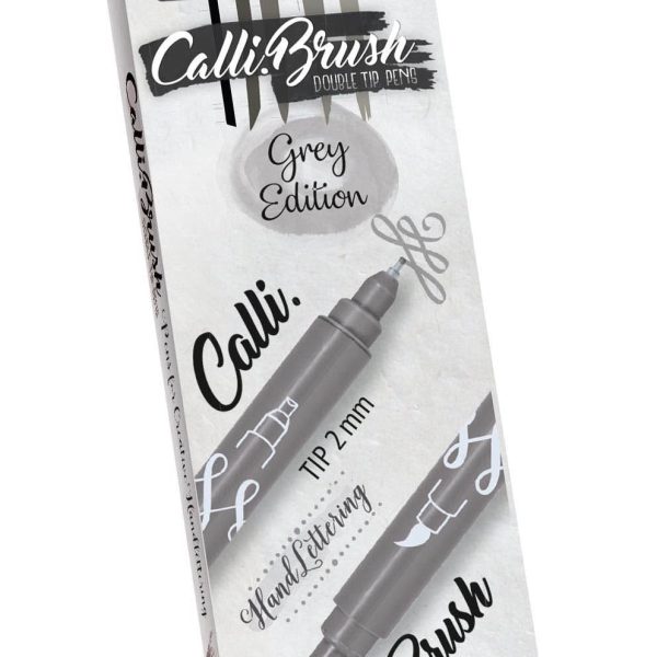 ONLINE Calli Brush Pens 19105 grey edition, ass.