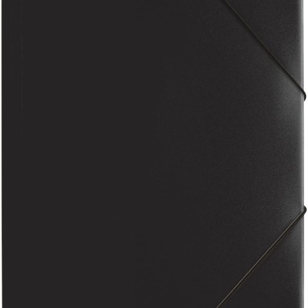PAGNA Gummibandmappe Trend A4 21613-01 schwarz 3 Klappen
