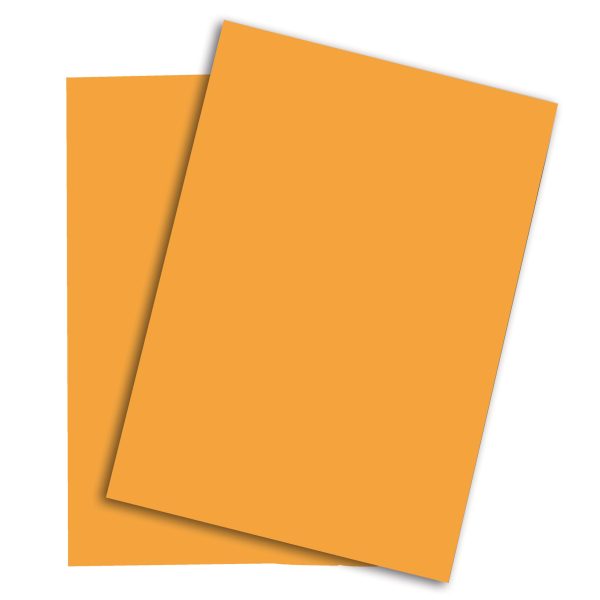 PAPYRUS Rainbow Papier FSC A4 88043101 mittelorange, 120g 250 Blatt