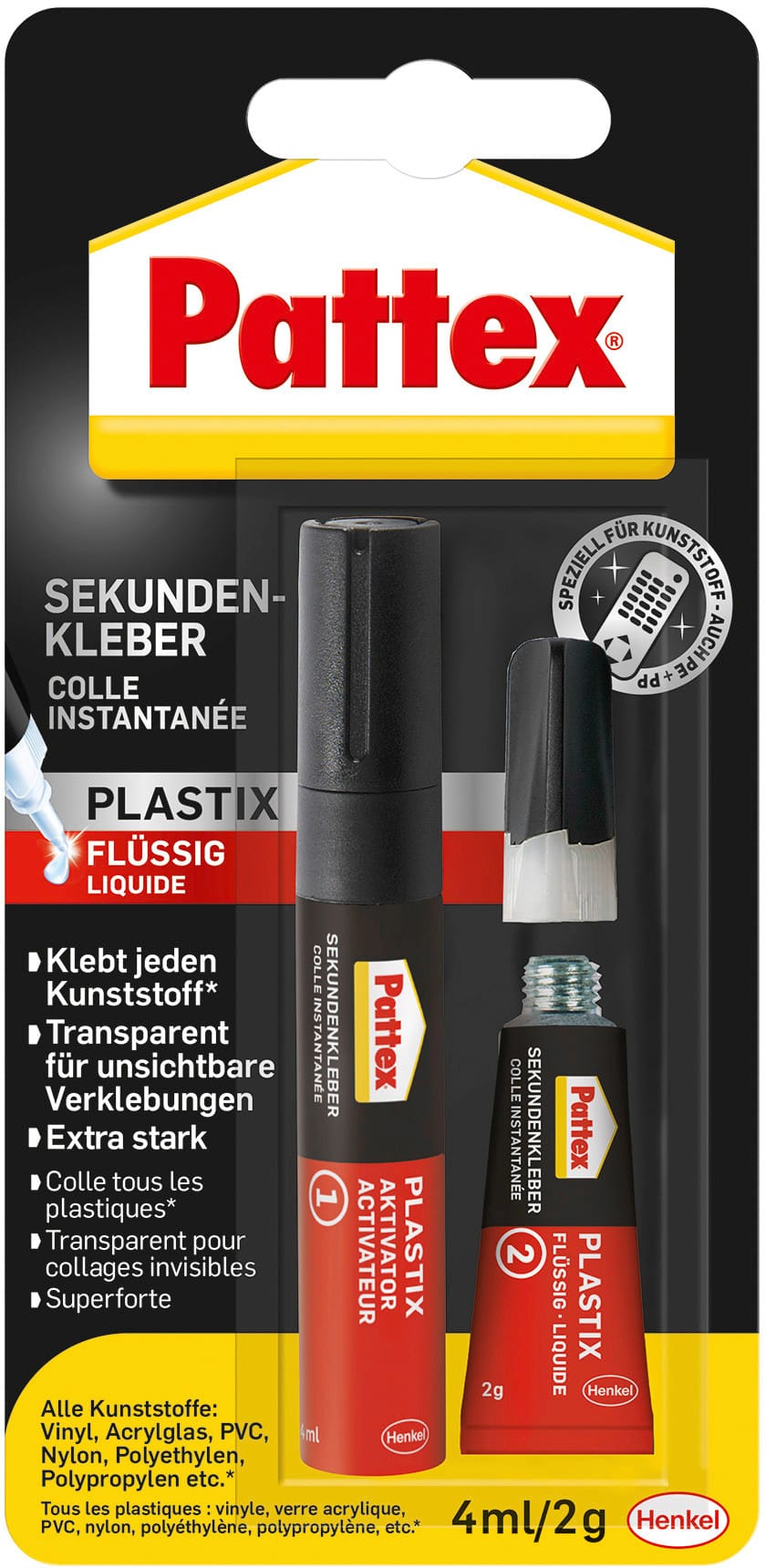 PATTEX-PSA1C-4015000415095 PATTEX Plastix Sekundenkleber PSA1C 2g – Hochwertig & günstig bei ShopDeca