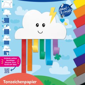 PELIKAN Tonzeichenpapier 101585 Rainbow 23x33 cm, 120 g/m2