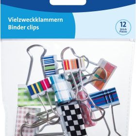 PELIKAN Foldback-Klammer 700306 assortiert 12 Stk.