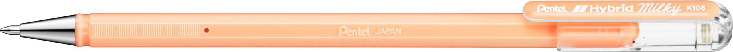 PENTEL-K108-PF-0884851039644 PENTEL Roller Hybrid Metal 0.8mm K108-PF pastell orange – Hochwertig & günstig bei ShopDeca