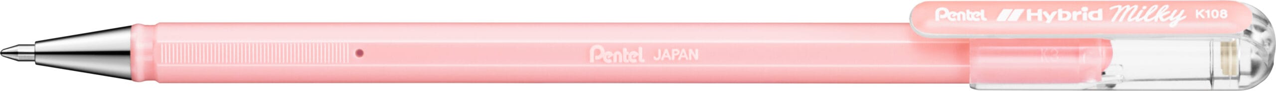 PENTEL-K108-PP-0884851039675 PENTEL Roller Hybrid Metal 0.8mm K108-PP pastell rosa – Hochwertig & günstig bei ShopDeca