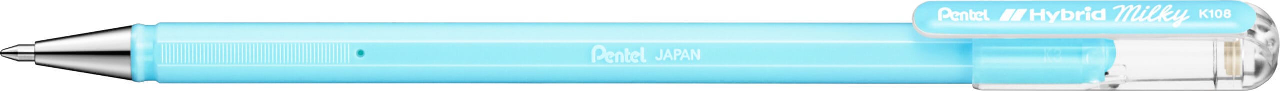 PENTEL-K108-PS-0884851039682 PENTEL Roller Hybrid Metal 0.8mm K108-PS pastell hellblau – Hochwertig & günstig bei ShopDeca