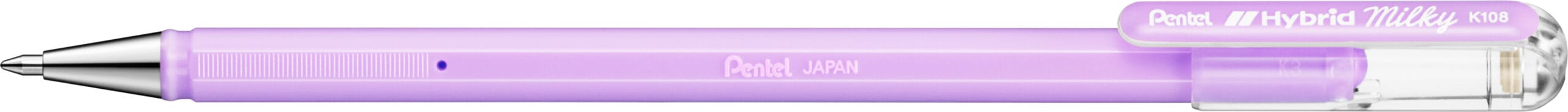 PENTEL-K108-PV-0884851039699 PENTEL Roller Hybrid Metal 0.8mm K108-PV pastell violett – Hochwertig & günstig bei ShopDeca