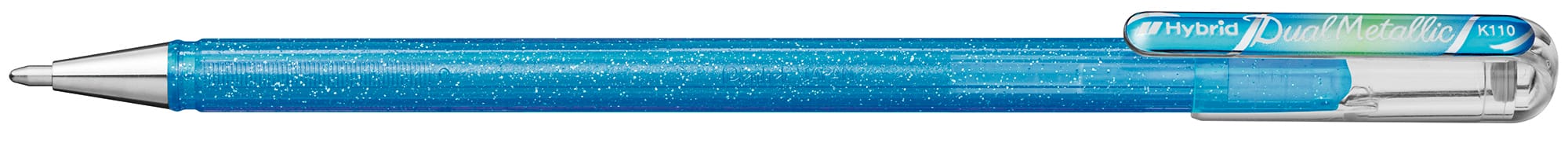 PENTEL-K110-DMNX-0884851051783 PENTEL Roller Hybrid Metal 1mm K110-DMNX graublau/blau/silber – Hochwertig & günstig bei ShopDeca
