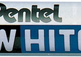 PENTEL Permanent Marker 6,5mm X100WL weiss