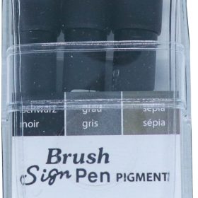PENTEL Brush Sign Pen XSESP15-ANS 3 Farben, Etui
