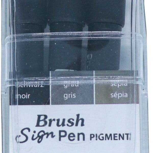 PENTEL Brush Sign Pen XSESP15-ANS 3 Farben, Etui