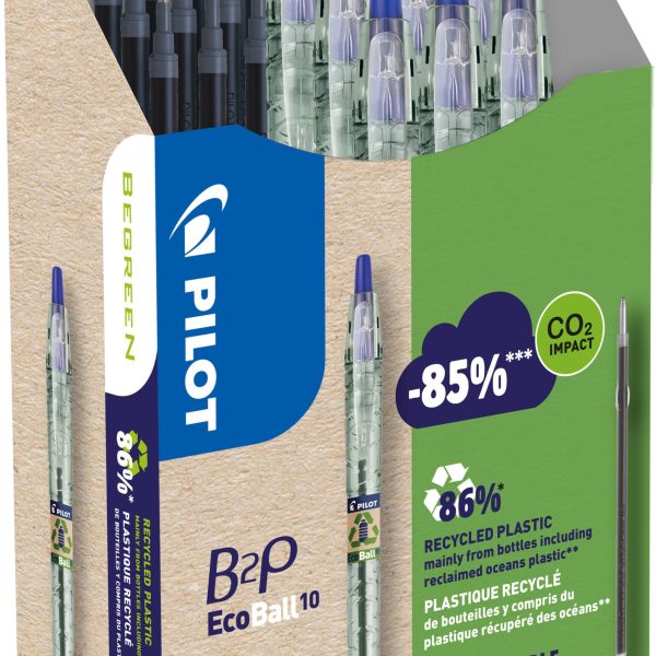 PILOT Begreen B2P Ecoball Greenpack 140.035.99 10+10 Refills blau