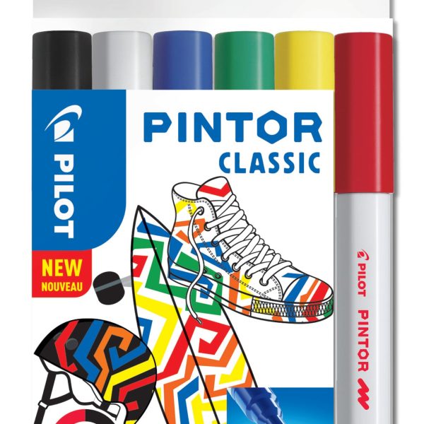 PILOT Marker Pintor Set Standard F S6/0517405 6 Stifte