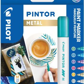 PILOT Marker Pintor Set Metallic M S6/0517450 6 Stifte