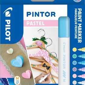 PILOT Marker Pintor Set Pastell M S6/0517474 6 Stifte