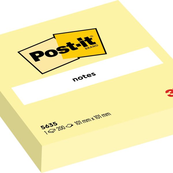 POST-IT Notes Extra Large 100x100mm 5635 gelb 200 Blatt