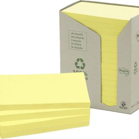 POST-IT Haftnotizen Recycling 127x76mm 655-1T gelb, 16x100 Blatt