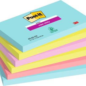 POST-IT Super Sticky Notes 127x76mm 6556SSCOS Cosmic 4 Farben 6x90 Blatt