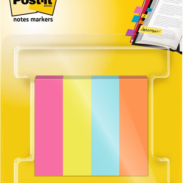 POST-IT Page Marker 15x50mm 670-4-POP 4 Farben 4x50 Streifen