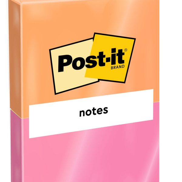 POST-IT Notes 76x63,5mm 6720-PO pink/orange 2x75 Blatt