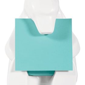 POST-IT Z-Notes Bear Dispenser 76x76mm BEAR-330 aquawave