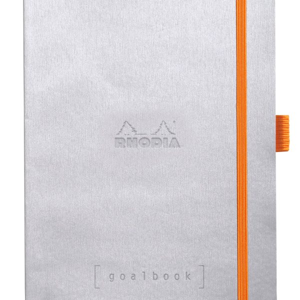 RHODIA Goalbook Notizbuch A5 117570C Softcover silber 240 S.