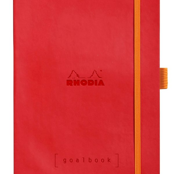 RHODIA Goalbook Notizbuch A5 117582C Softcover mohnrot 240 S.