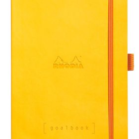 RHODIA Goalbook Notizbuch A5 117585C Softcover gelb 240 S.