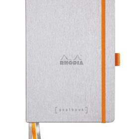 RHODIA Goalbook Notizbuch A5 118570C Hardcover silber 240 S.