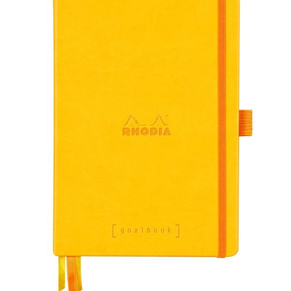 RHODIA Goalbook Notizbuch A5 118585C Hardcover gelb 240 S.