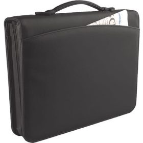 RIDOIDE Schreibmappe 310x380x60mm 750 30 mit RV, inkl. Block A4 schwarz