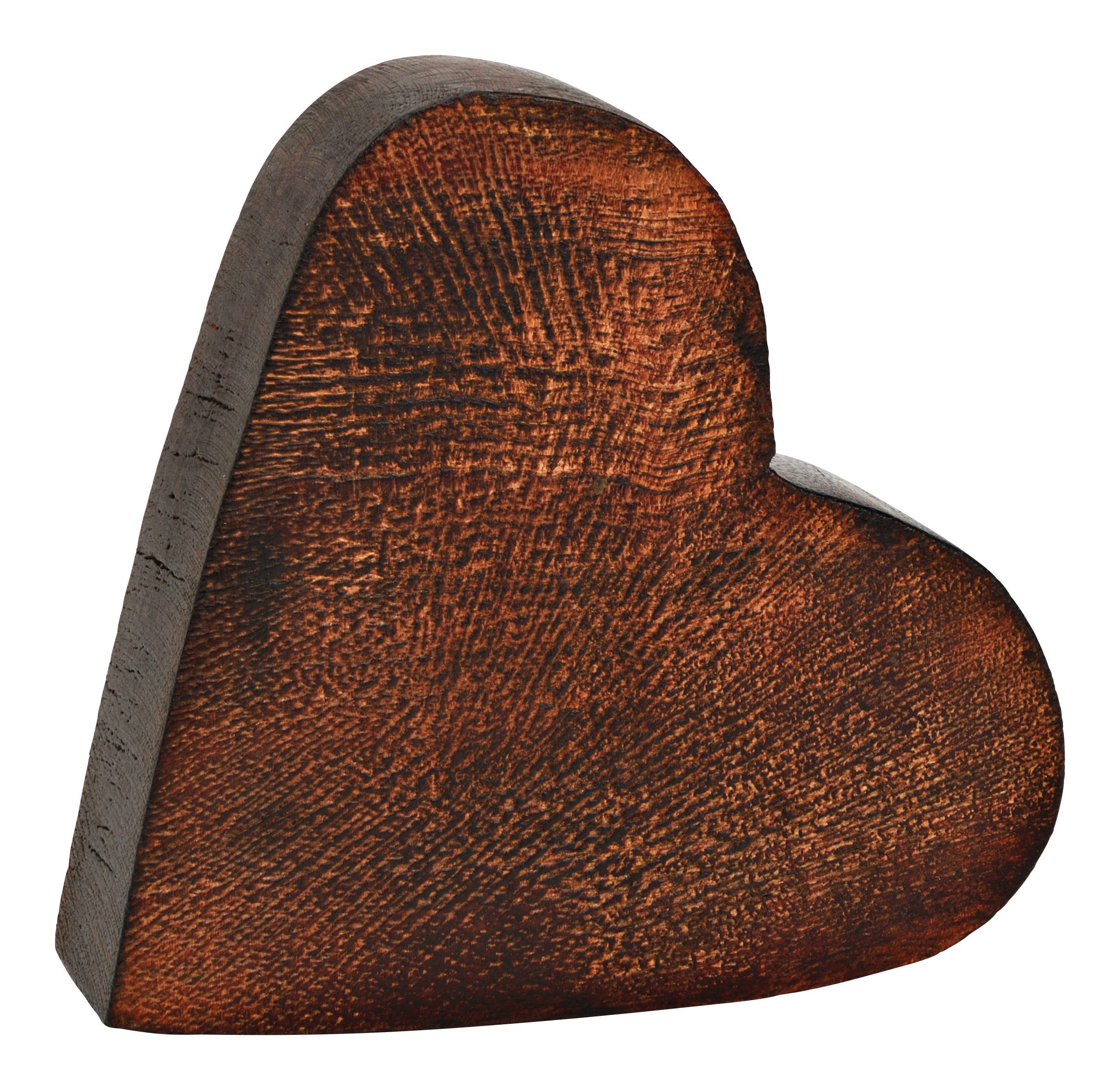ROOST-10036838-4007698475901 ROOST Herz aus Mangoholz 10036838 braun 14x13x4cm – Bild 1