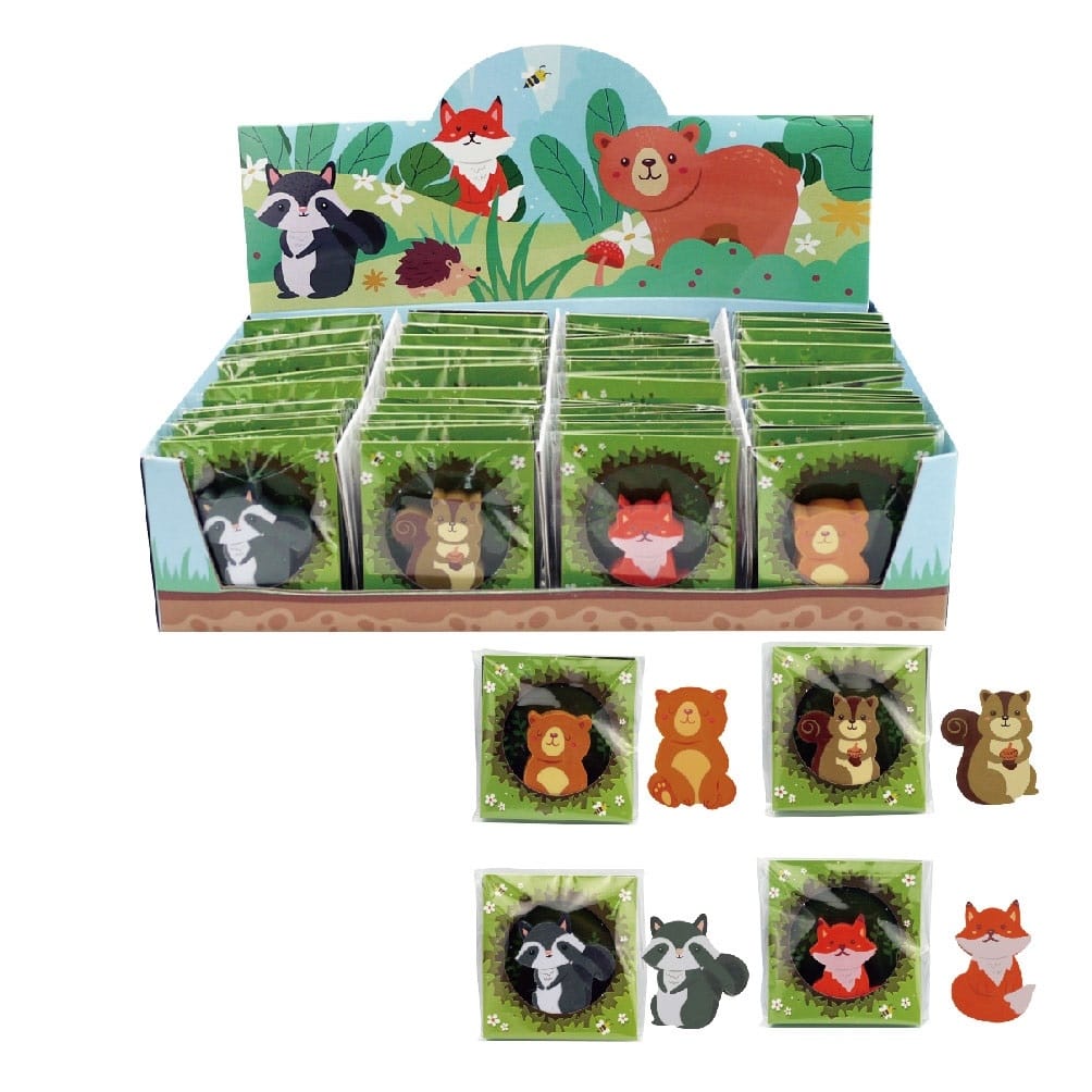 ROOST-FAE-001-7612532057129 ROOST Radiergummi Waldtiere FAE-001 – Hochwertig & günstig bei ShopDeca