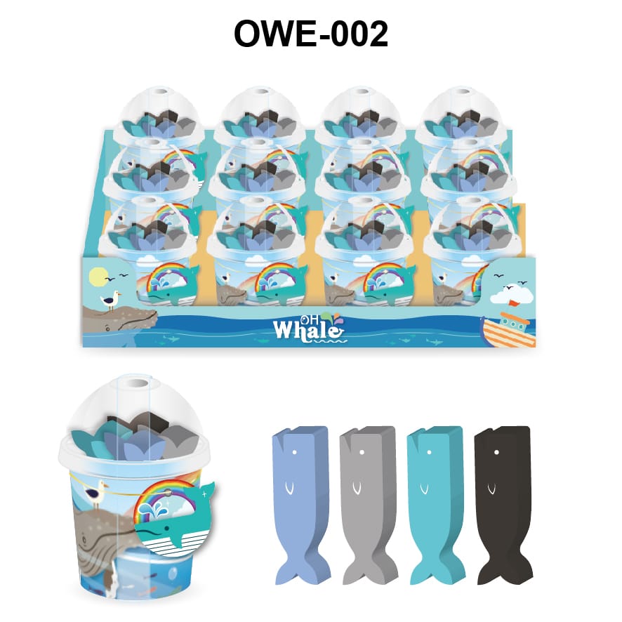 ROOST-OWE-002-7612532055262 ROOST Radiergummi OWE-002 On Whale 4 Stk. – Hochwertig & günstig bei ShopDeca