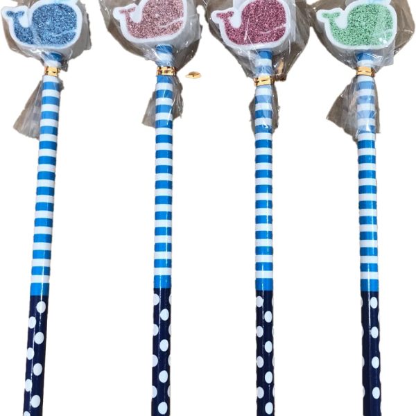 ROOST Bleistift mit Radierer OWRE-003 On Whale 4 ass.