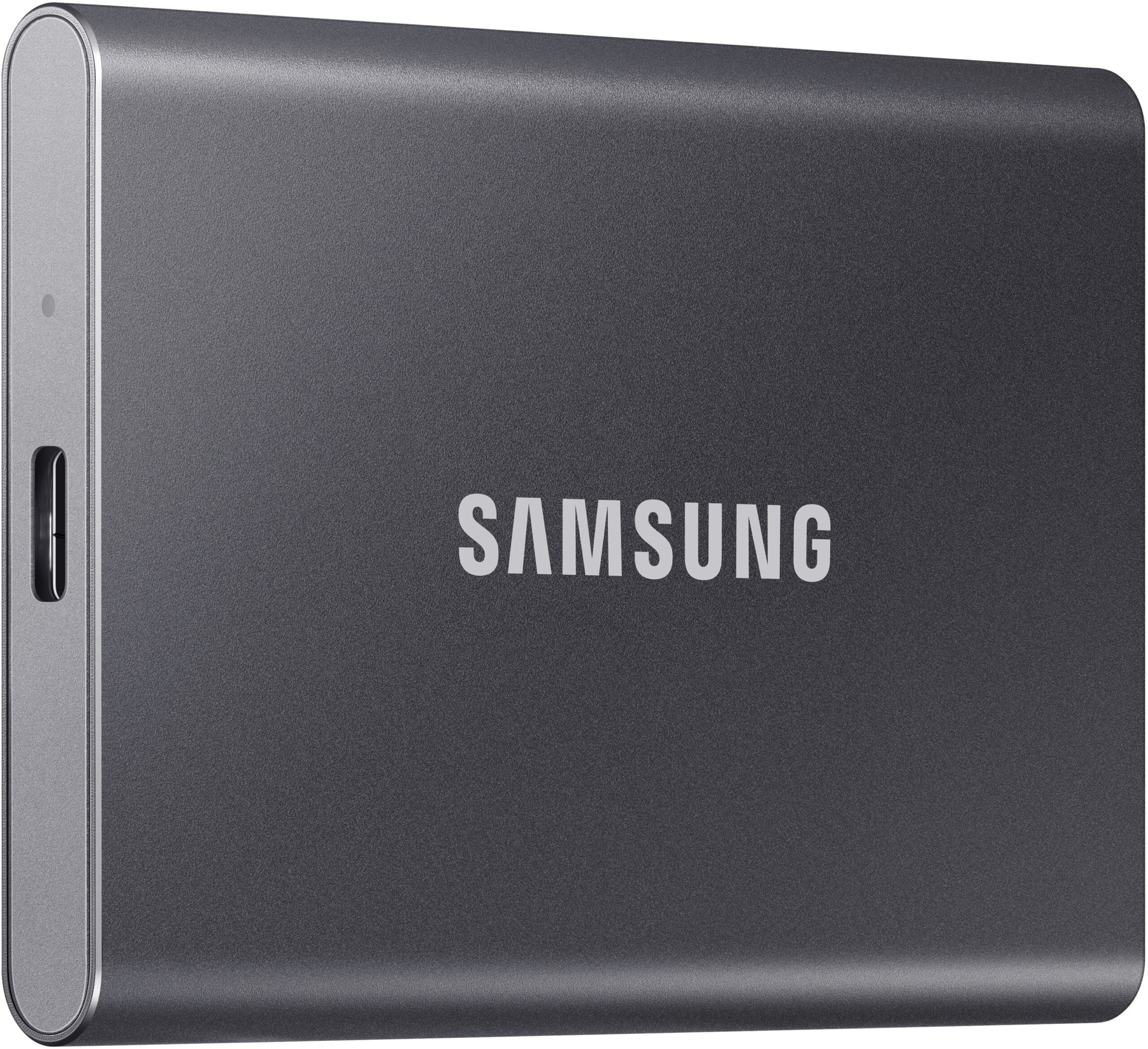 SAMSUNG-MU-PC2T0T-WW-8806090312380 SAMSUNG SSD Portable T7 2TB MU-PC2T0T/WW USB 3.1 Gen. 2 Titan Grey – Hochwertig & günstig bei ShopDeca