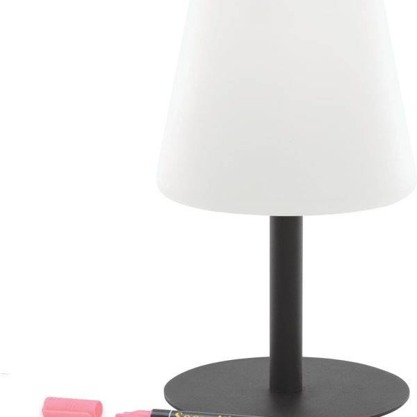 SECURIT Tischleuchte MIMI LP-BL-TA-2 schwarz, Akku, dimmbar