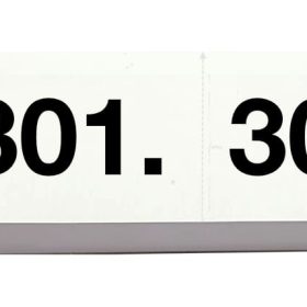 SIMPLEX Garderobenblock 301-400 13091 weiss 100 Blatt
