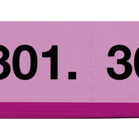 SIMPLEX Garderobenblock 301-400 13097 pink 100 Blatt