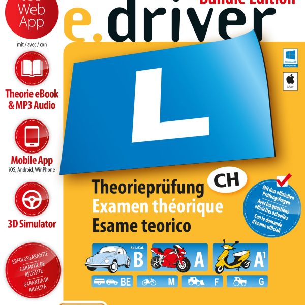 SMARTDRIVER e.driver Web App Bundle 978-3-908493-67-9 Fahrschule (D/F/I)