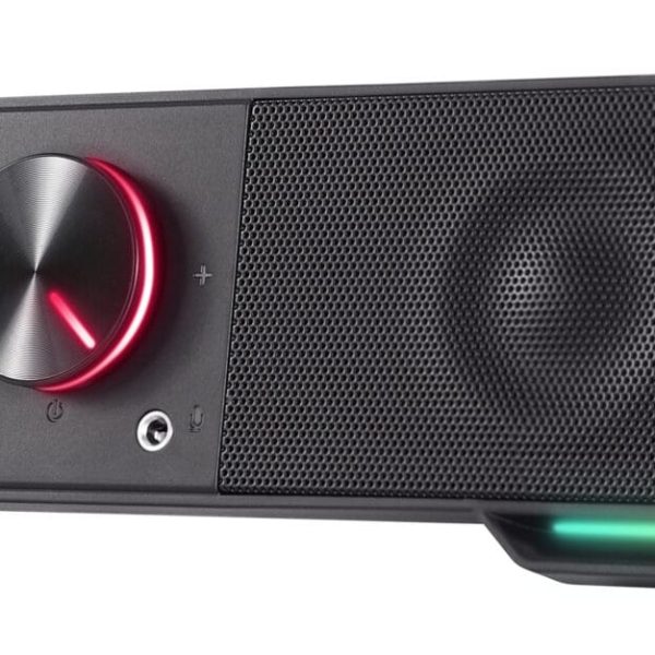 SPEEDLINK Gravity RGB Stereo Soundbar SL-830200-BK Black, Gaming Speaker
