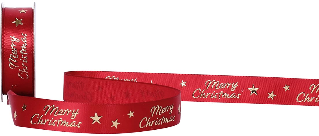 SPYK-1097.1654-7611475275447 SPYK Band Merry christmas Stars 1097.1654 16mmx3m rot – Hochwertig & günstig bei ShopDeca