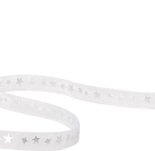 SPYK Band Cubino Stellare 1596.1064 10mmx4 m Weiss-Silber