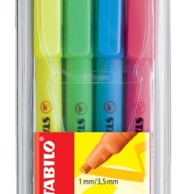 STABILO Textmarker Flash 1-3,5mm 555/4 4 Farben ass.