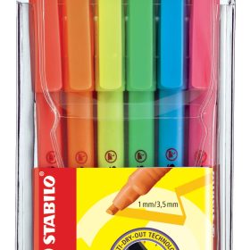 STABILO Textmarker FLASH 1/3,5mm 555/6 6 Farben ass.