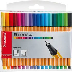 STABILO Point 88 Mini 0,4mm 688/18-1 18 Farben, Etui