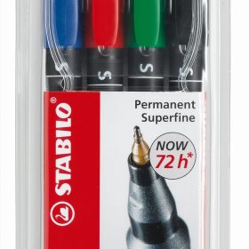 STABILO OHP Pen permanent S 841/4 4er Etui