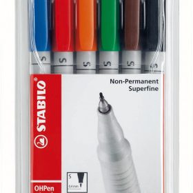 STABILO OHP Pen non-perm. S 851/6 6er Etui