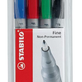 STABILO OHP Pen non-perm. F 852/4 4er Etui
