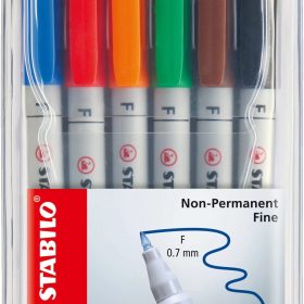 STABILO OHP Pen non-perm. F 852/6 6er Etui