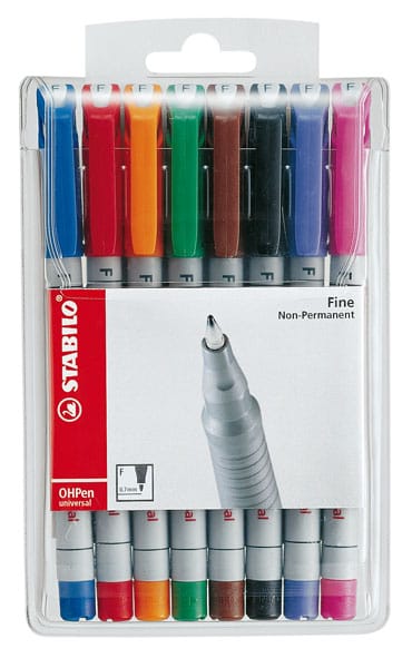 STABILO-852-8-4006381115148 STABILO OHP Pen non-perm. F 852/8 8er Etui – Hochwertig & günstig bei ShopDeca